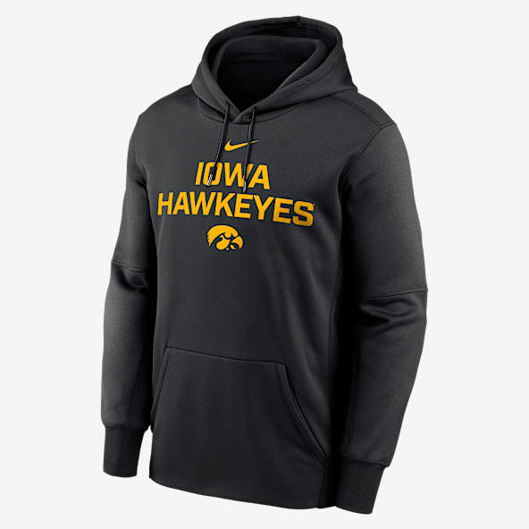Nike Iowa ウォームアップジャケット 黒/黄色 Iowa Hawkeyes Jacket Adult Small Black Gold Full Zip Nike